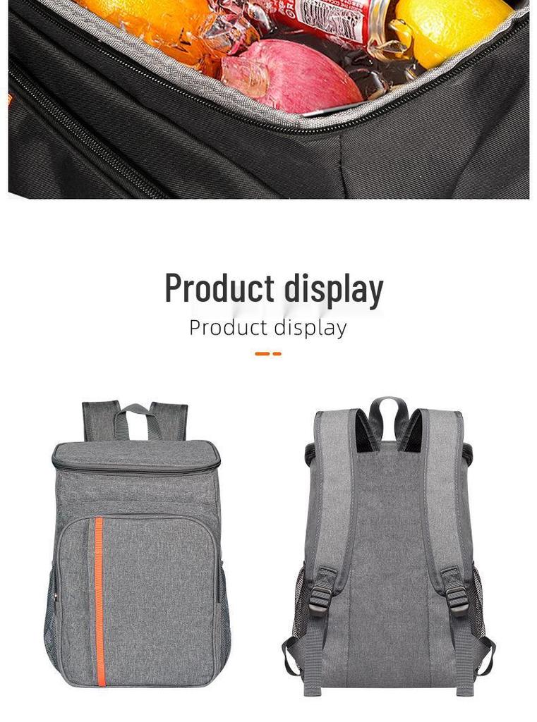 Large Capacity Waterproof Double Shoulder Insulated Backpack for Outdoor Camping