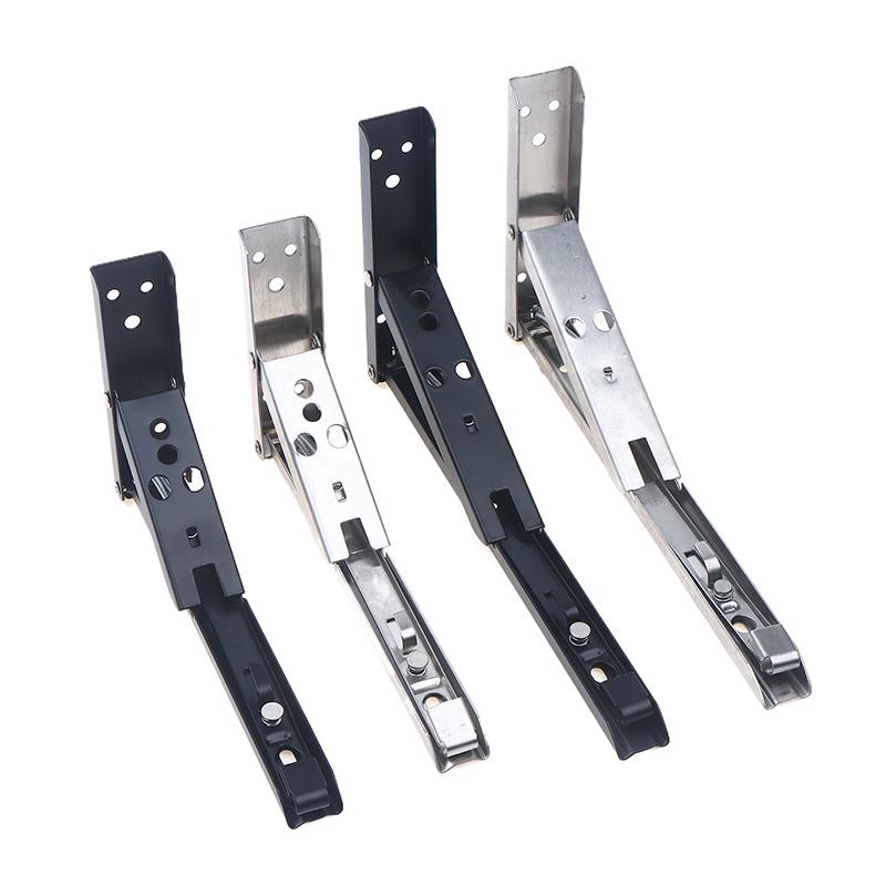 8"-14" Folding Shelf Bracket Heavy Duty Collapsible Shelf Holder Hardware For Table Work RV Car Saving Space