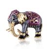 Creative Lovely Enamel Elephant Animal Brooch for Women Man Pins Clothes Backpack Accessories Jewelry Gifts