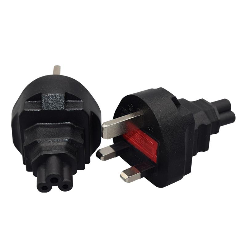 US 3 Prong Power Cord Power Plugs,3 Pin Male to IEC320 C5 Female Laptop Power Conversion Plugs