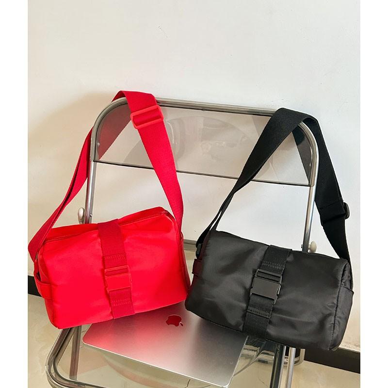 Casual Nylon Toast Bag for Women's Sports Style Ins Versatile Gym Bag One-shoulder Crossbody Bag