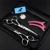 6" Stylish Hairdressing Scissor Set (Straight & Thinning Shears + Pouch + Comb)