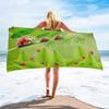 Ladybug Beach Towel Microfiber Cartoon Insect Bath Towel Quick-dry Swimming Cover Soft Portable Camping Sport Spa Travel Towels