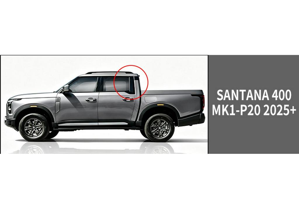 Santana 400 Pickup Truck Window Visor & Sunshade Rain Guard