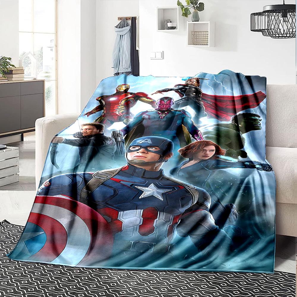 Avengers Infinity War Poster Flannel Blanket Super Soft Warm Cozy Blanket For Sofa Bed Office Travel Allseason Home Decor Gift