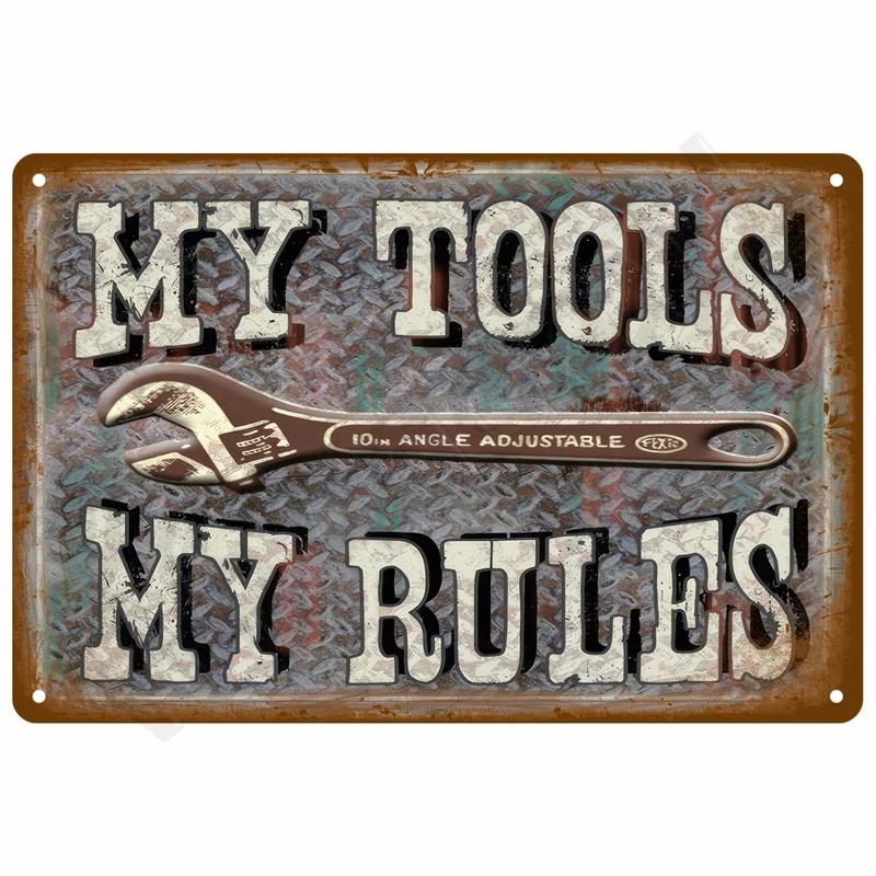 Plechové cedule do ložnice, retro kovové plakáty, nástěnné umění, fototapety, vintage dekorace do pokoje, bytové dekorace, plechové cedule, estetické pánské cedule.