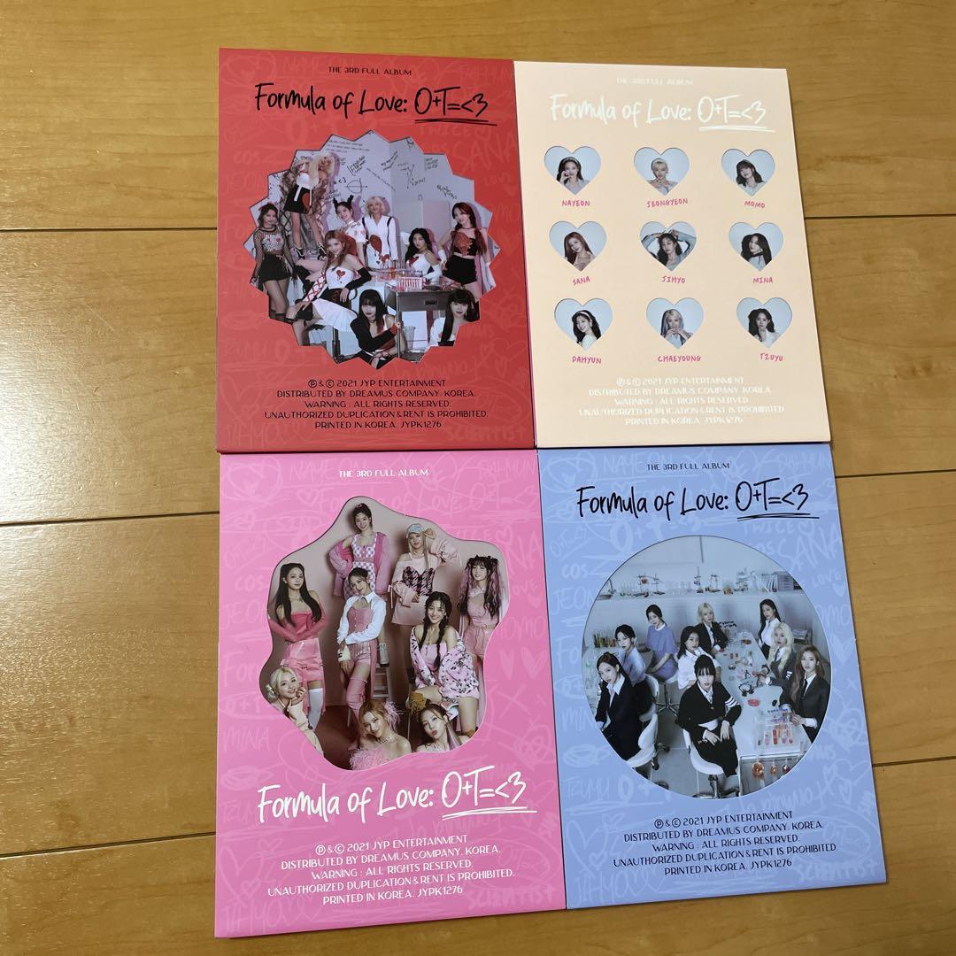 

[USED] TWICE Formula of Love Album Set with Trading Card