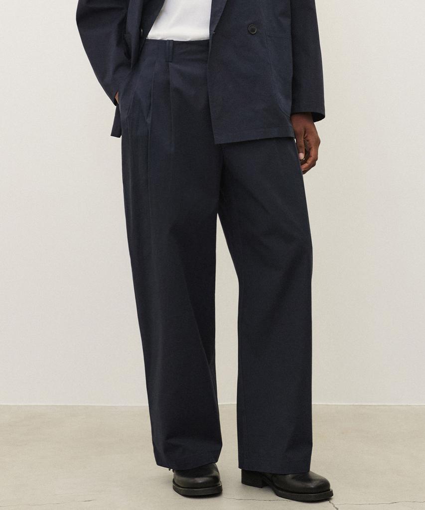 SUARE Comfort Cotton Wide 3 Pants Night Navy