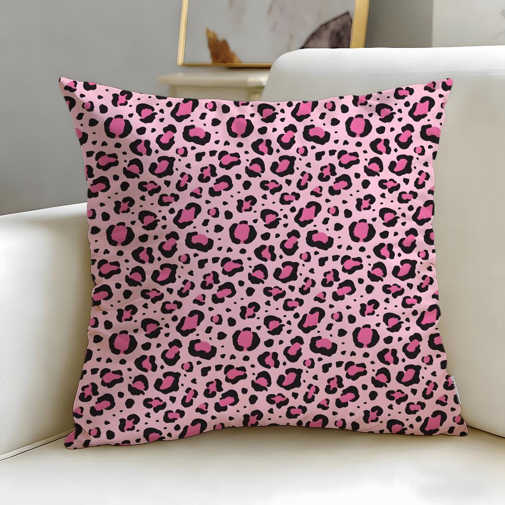 flower pattern Cushion Cover Soft  EasyWash Pillow Case  Versatile for Couch Bed Travel and Office