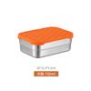Stainless Steel Food Storage Box with Silicone Lid Portable Lunch Fresh Keeping Box Refrigerator Freezer Kitchen Food Organizer