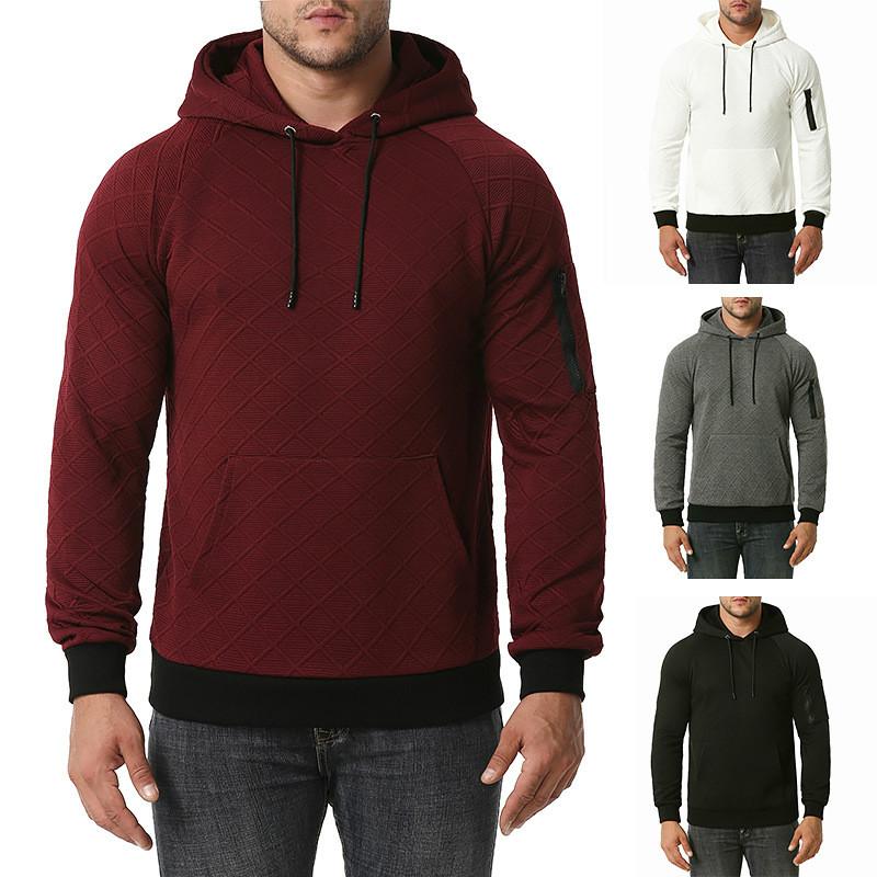 honey net patchwork hoodie