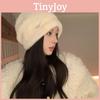 Winter Fashionable Casual Cotton Knit Beanie With Letter Detailing Warmth For