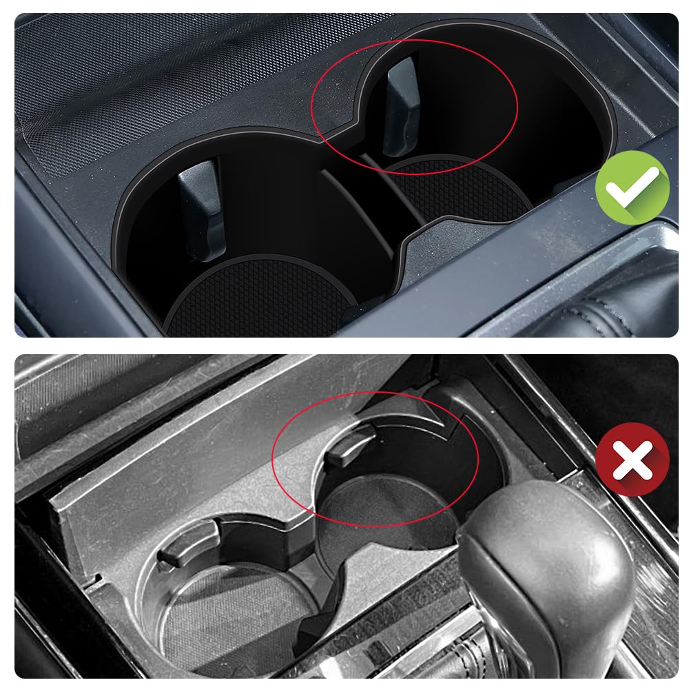 FDAIUN Car Cup Holder Coaster for Mazda Silicone Cup Interior Customization Parts and Mazda CX30 Easy 1 Piece CX-30 (2020-2025), Non-Slip Mat,