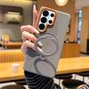 Samsung S26 Ultra & Google Pixel 10 Pro Magnetic Phone Case with Rotating Stand & Diamond Texture