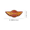 Emblème de Volant Intérieur de Voiture en Fibre de Carbone pour Mini Cooper John Cooper Works R50 R52 R53 R55 R56 F54 F55 F56 F60