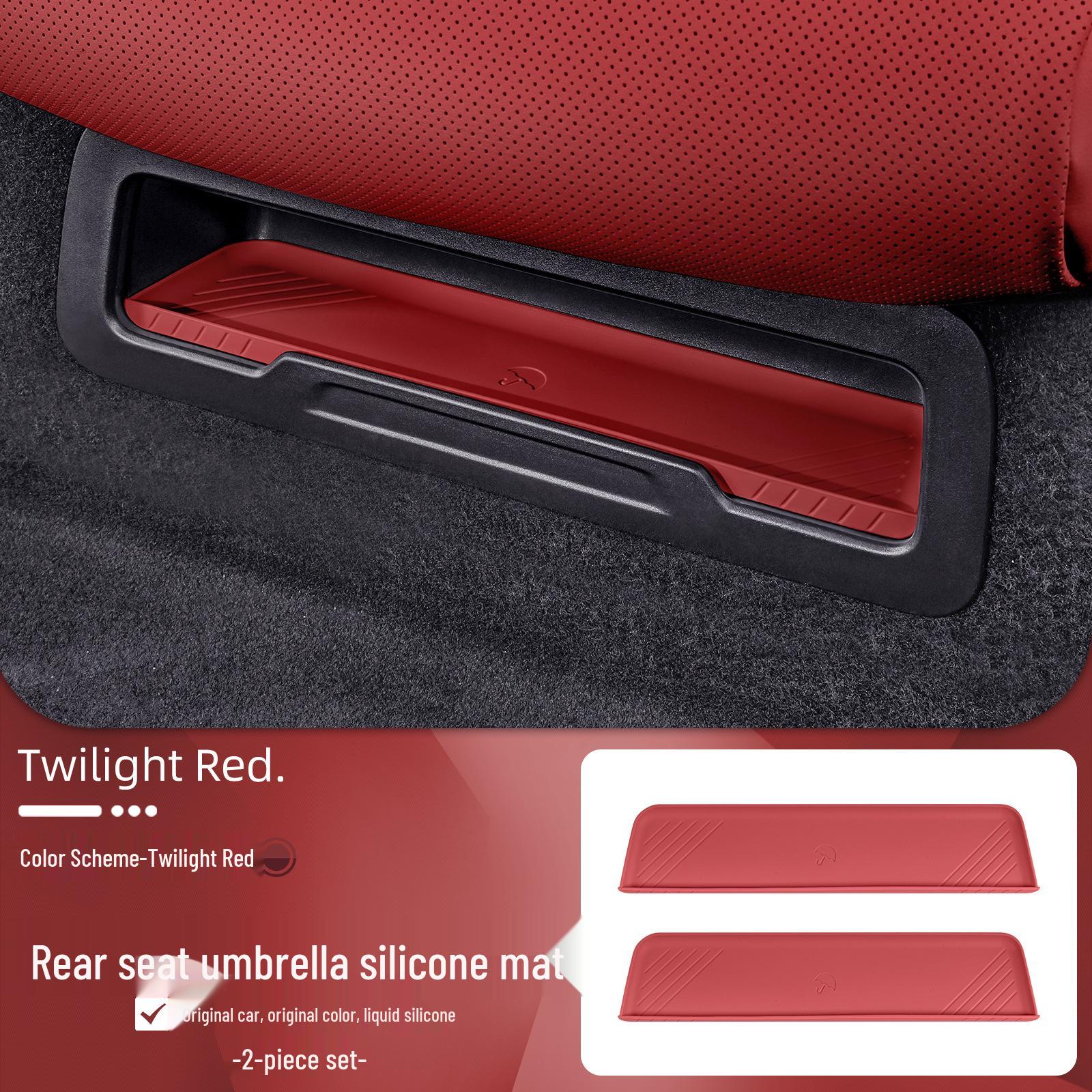 Silicone Umbrella Storage Mat for SU7 Rear Seat Slot – Protective & Modified Accessory