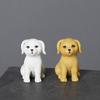 Creative Small Cute Resin Animal Shape Flower Pet Figure Diy Micro Landscape Doll Ornament