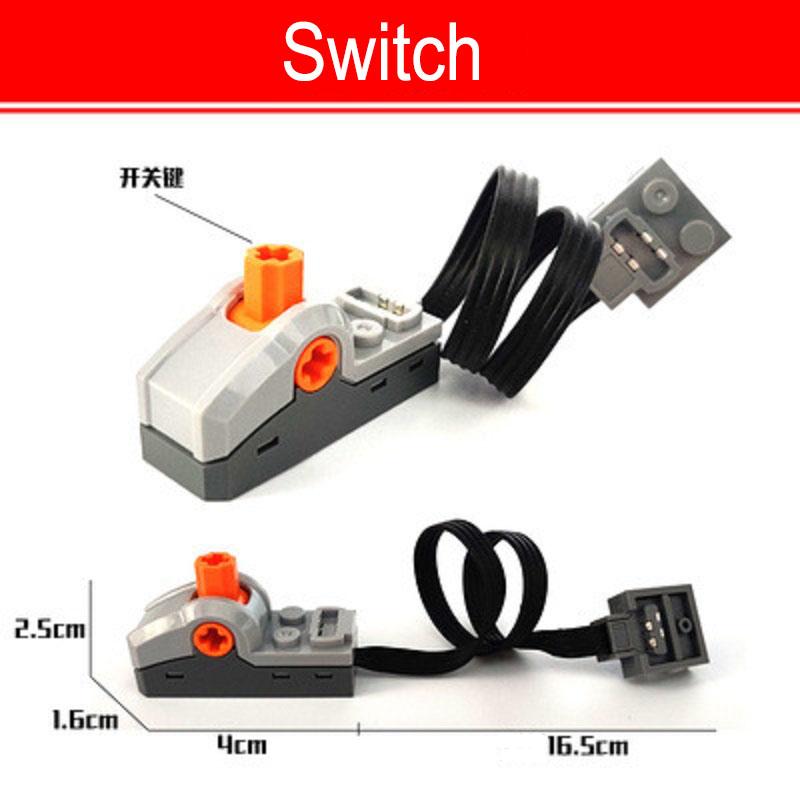 Technické Motorové Díly Multi Power Functions 8293 8883 Nástroj Servo Vlakový Motor PF Modelové Sady Stavebnice Kompatibilní značka