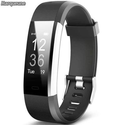 Smartwatch Smartwatch Brandune Waterproof IP68 Pedometer for iPhone Samsung Huawei Smartphone Woman Man Black