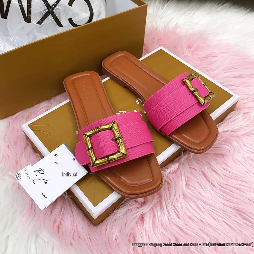 Pantofole Piatte Versatili da Donna 2025: Nuovo Stile per Abbigliamento Casual da Esterno in Africa e Indonesia