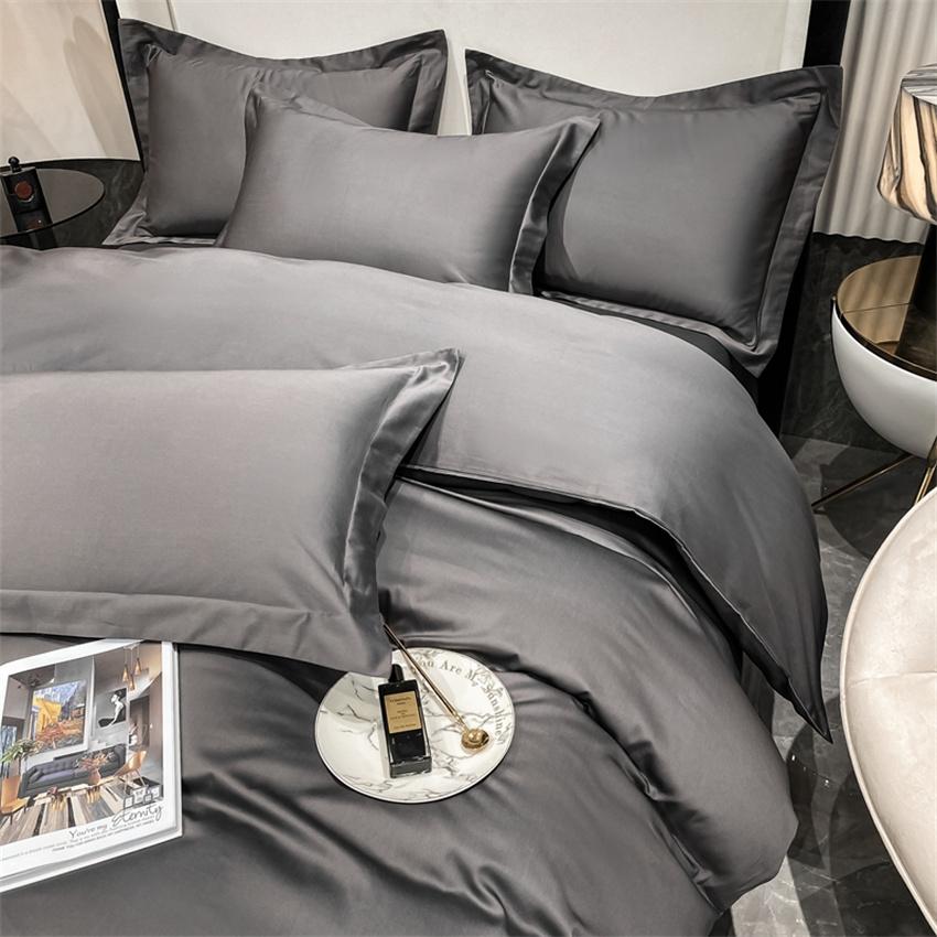 Luxury Bedding Set 100% Egyptian Cotton Duvet Cover Pillowcase Ru Europe Double Queen King Size Bed Linen Soft Bed Sheet Sets