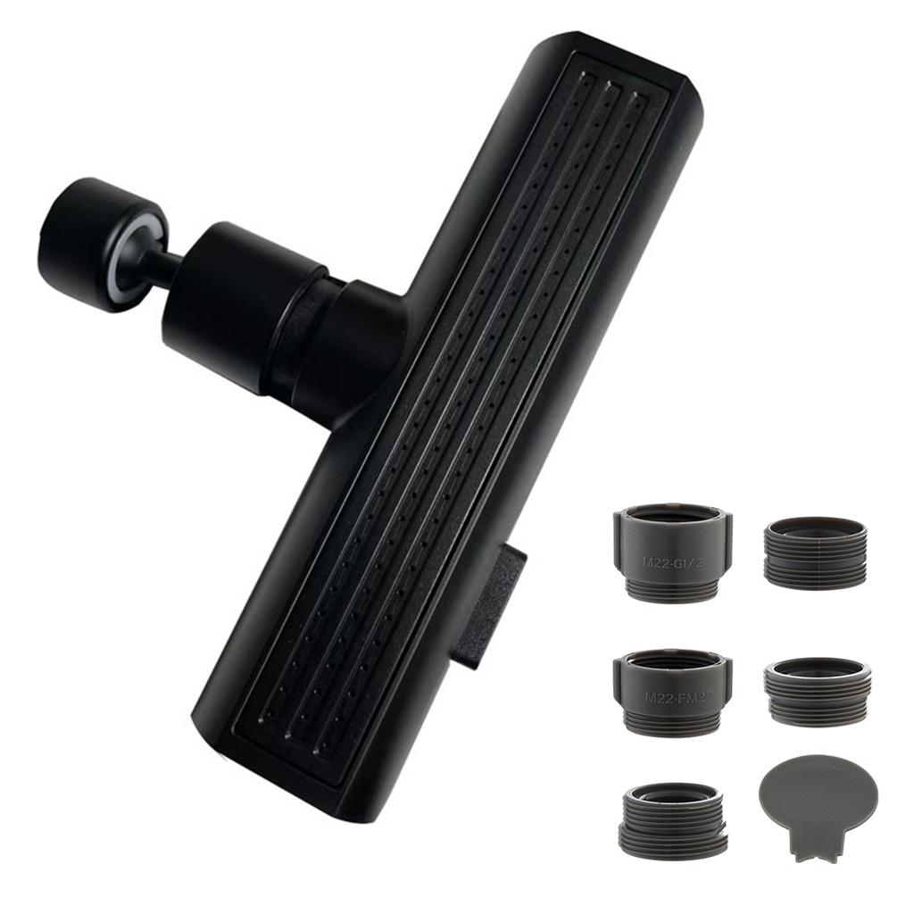 Waterfall Kitchen Faucet 2.2cm Modern Design Thread Anti-Splash Device Rotary Bubbler Booster Extension Spout Universal Fitting