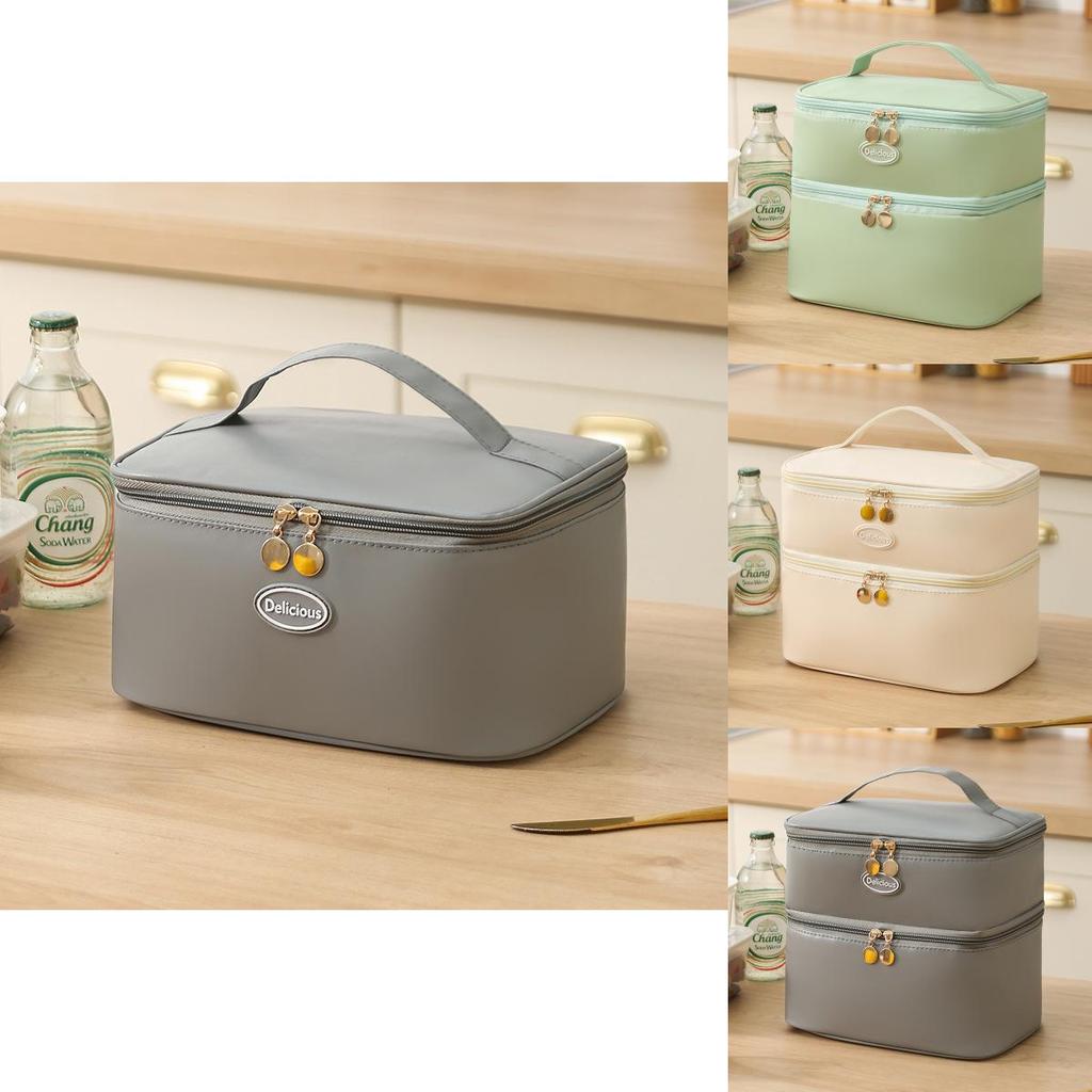 Stylish Pu Insulated Meal Pack With Multiple Compartments For School Work And Outdoor Activities