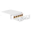 5 Port Waterproof PoE Extender 4 Port Repeater 100/1000Mbps Outdoor Network IP55 VLAN 44-57V for PoE IP Camera Wireless AP