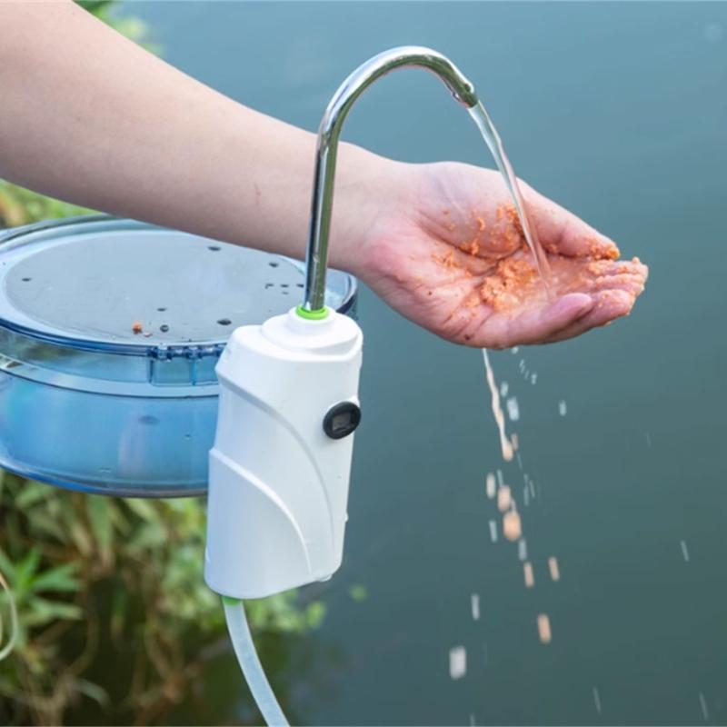 Fishing Tap Fishing Oxygen Pump Tool, Fishing Water Tap with LED Light, Fish Aquarium Air Pumps, Water Oxygen Air Pumps