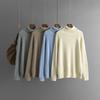 Women's Autumn/Winter 2024 Solid Color Turtleneck Knit Sweater