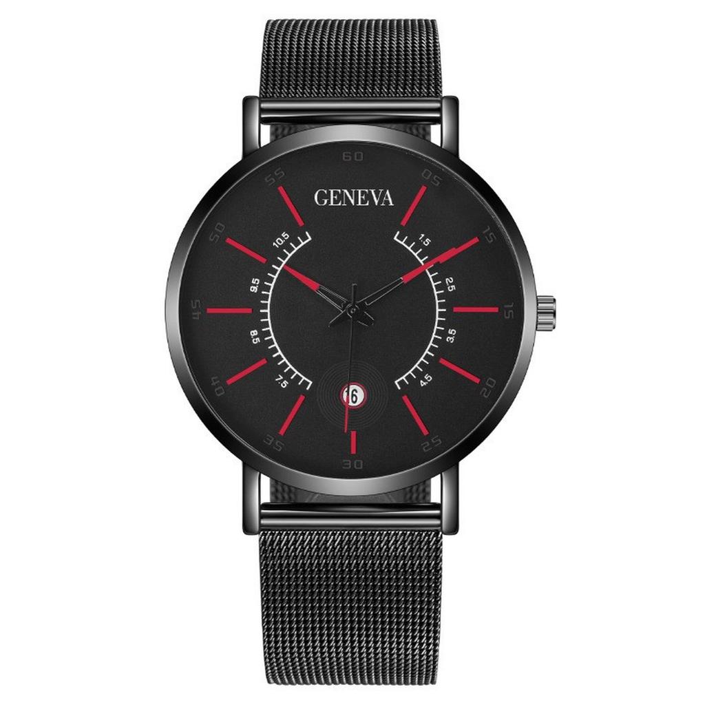 Mens Leather Business Fashion Watch Strap Watch For Gift Giving