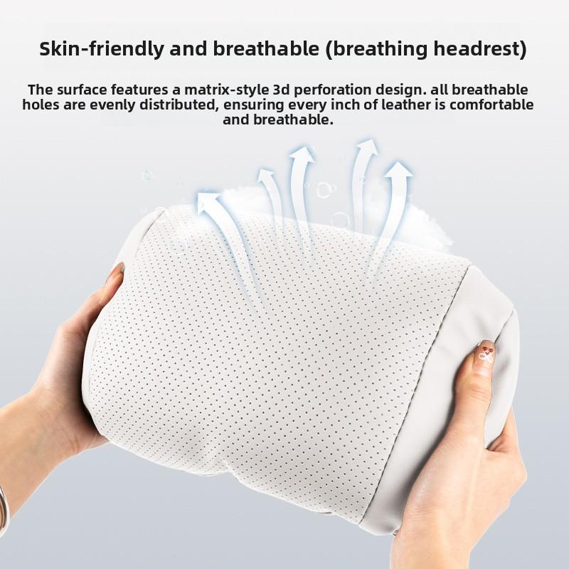 Luxurious Car Headrest - Provides Neck and Waist Support, Is Comfortable and Breathable with Zero Pressure.