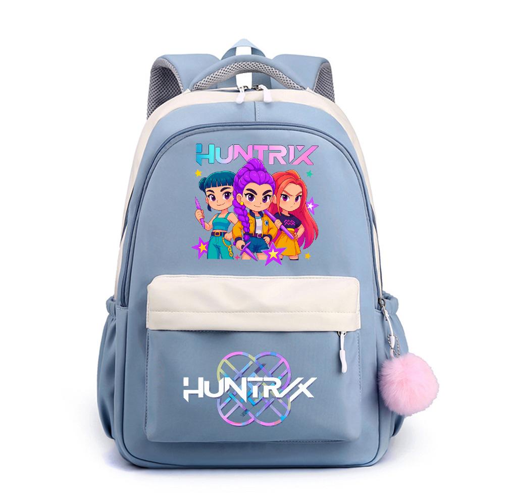 Niedlicher Anime K-Pop bedruckter Rucksack mit großer Kapazität für Teenager, Studentin, Student, Schulranzen, Büchertasche, Kindergeschenk, Damen, wasserdichte Reisetasche, Mochila