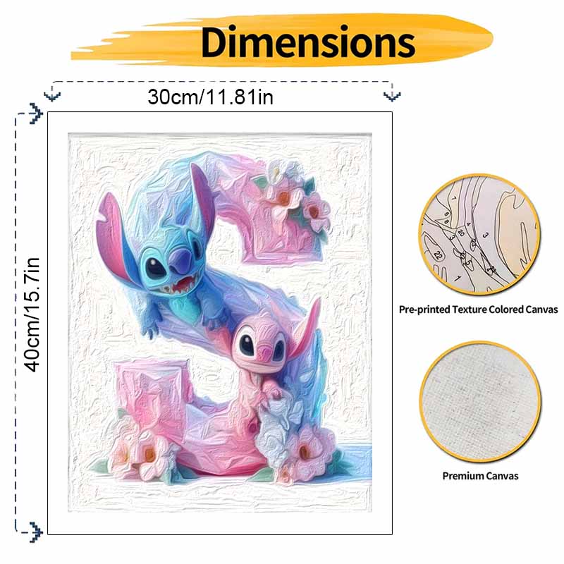 Disney Stitch Crystal Painting Kit Home Decor Craft Perfect Gift IdeaWhimsical127