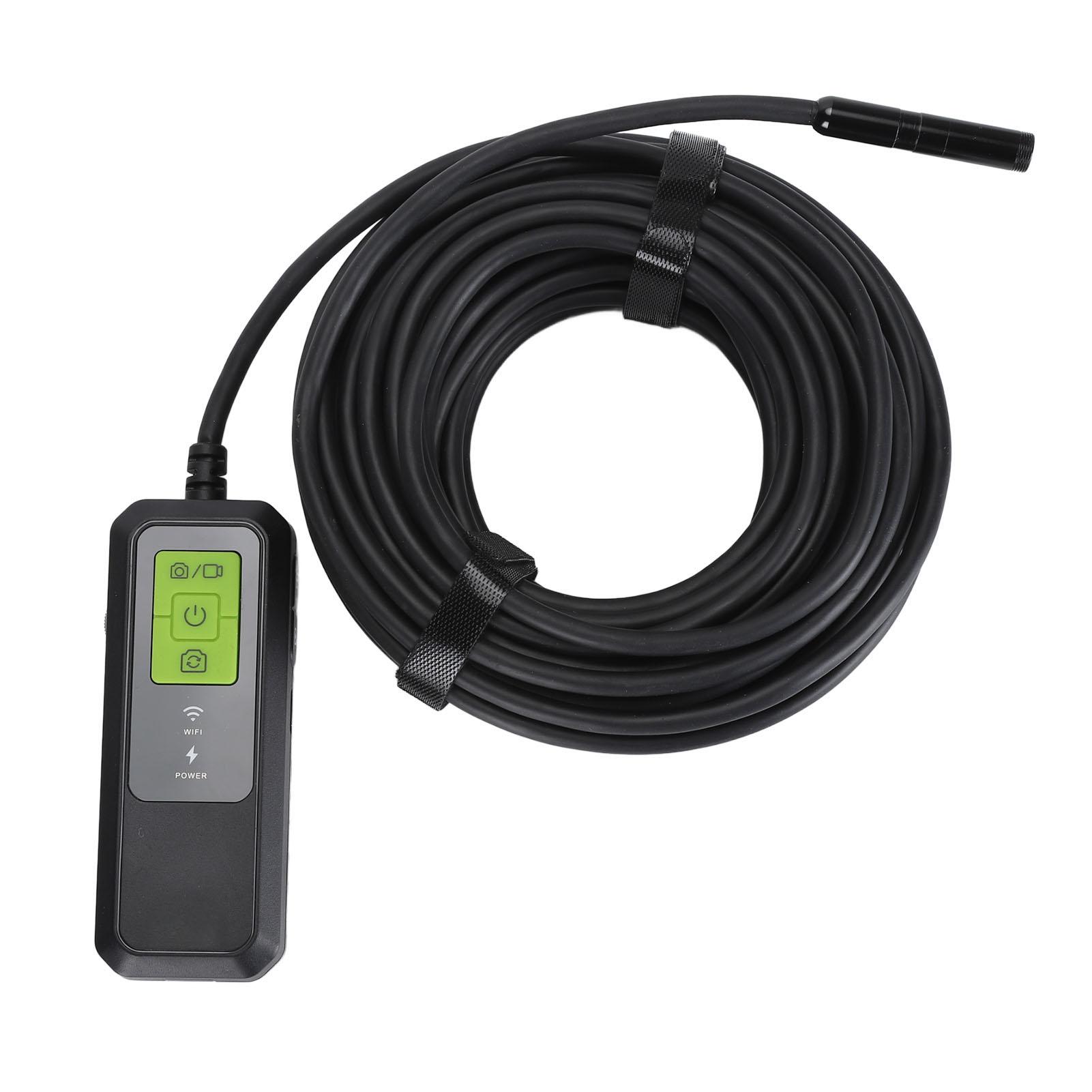 

Двойной объектив эндоскоп IP67 водонепроницаемый высокой четкости беспроводной WiFi пульт дистанционного управления инспекционная камера 10m / 32.8ft