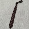 Lazy Tie Hand-tied Neckties Japanese Style Striped Collar Tie for School Shirt