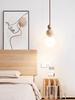 Yellow Travertine Pendant Light - Retro Cream Wabi-sabi Style for B&B, Restaurant, Bedroom, or Bedside.