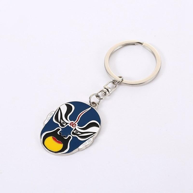 

Creative Facebook Keychain China Peking Opera Element Mask Gift Facebook Keychain різнокольоровий