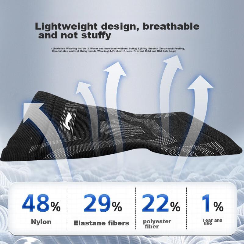 Li-Ning Knee Pads for Sports And Warmth, Suitable for Men And Women, Running, Cold Legs, Meniscus Injury, Joint Pain, Hiking, Basketball, Badminto