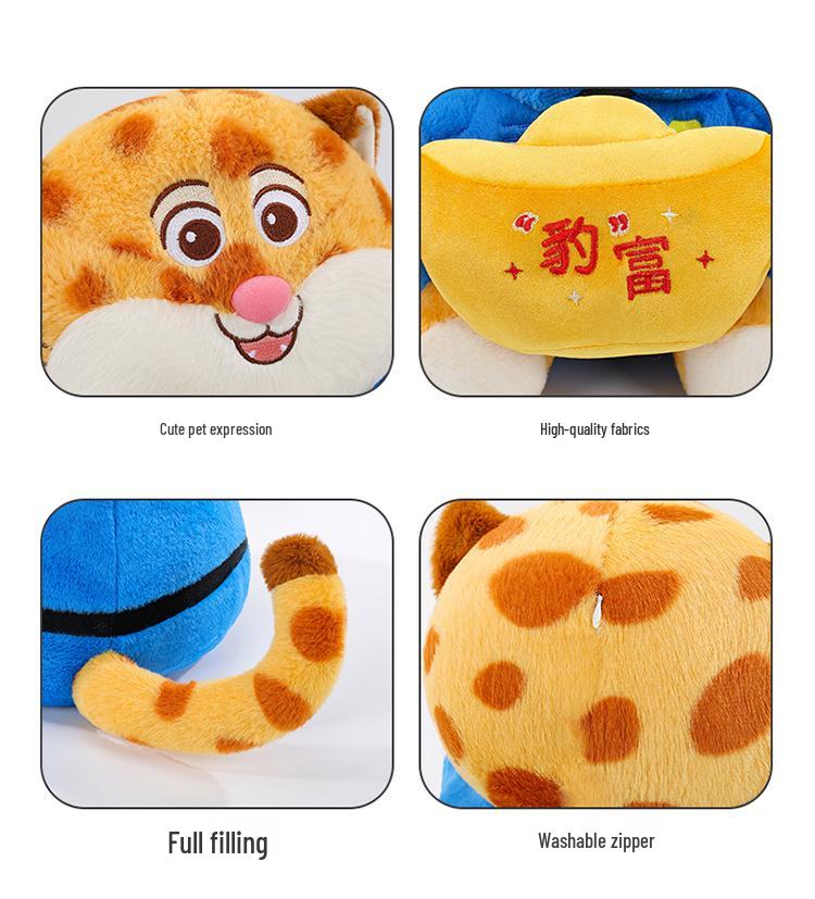 Disney Zootopia Judy, Nick, and Flash Cute Leopard Officer Plush Toys