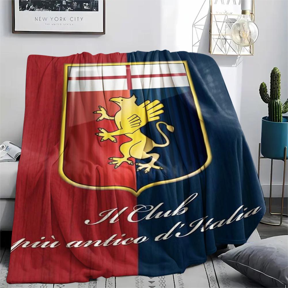Genoa CFC Print Flannel Blanket, High quality Comfortable for All Seasons, Home Decor, Warmth and Comfort, Perfect for Christmas Gifts28