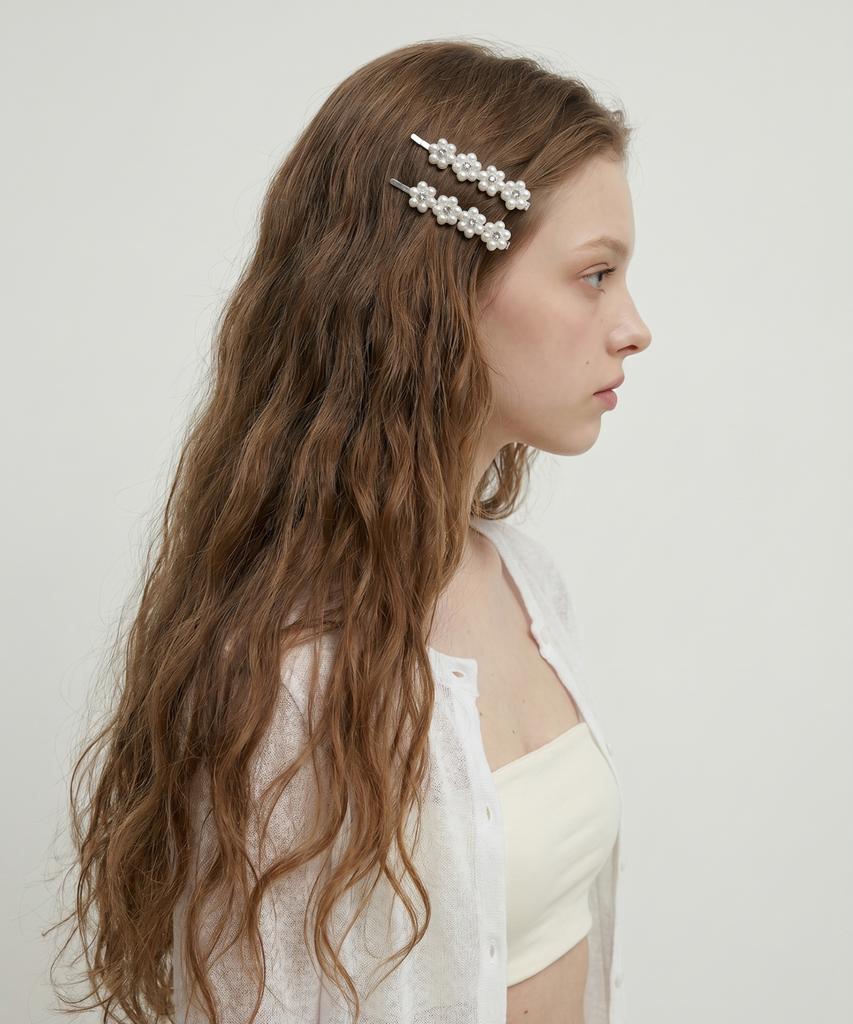 Lilykori Pearl Blossom Hair Pin Set