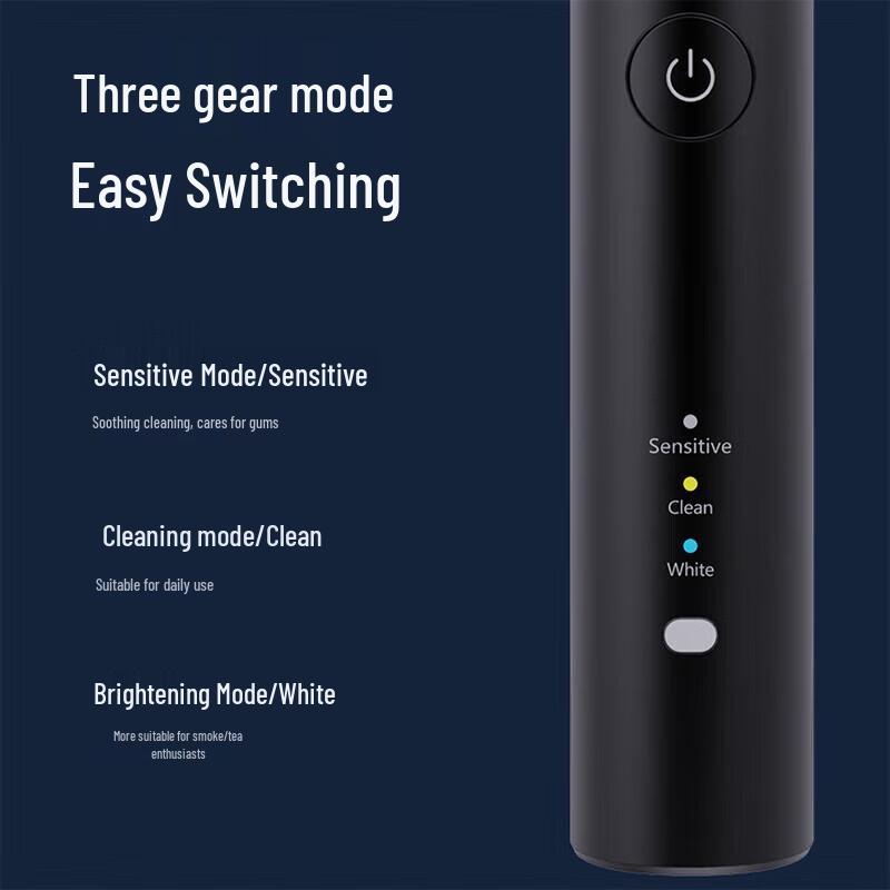 Roman Sonic Electric Toothbrush with Pressure Sensor CN Plug (adapter Included)