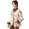 Mom's 2024 Waterproof Mink Velvet Short Jacket: Chinese Style Leather and Fur for Middle-Aged & Elderly Women