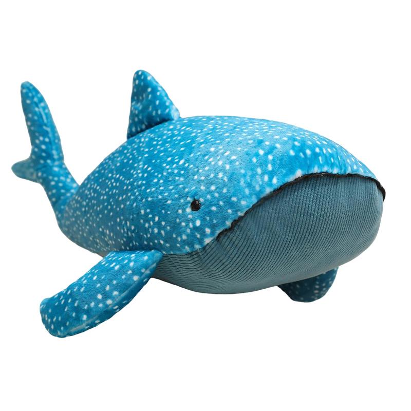 

Non-Toxic Soft Kawaii Blue Whale Plush Toys Soft Stuffed Sleeping Pillow Cute Sea Animal Blue Shark Doll Birthday Gifts 20cm