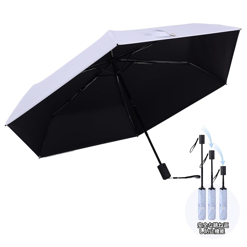 

parasol folding Completely blacked out Automatic opening/closing [safe anti-rebound function] lightweight one touch folding umbrella 6 bones uv cut UV