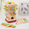 Fun Wooden Stick Board Game Wooden Stick Tower Toy Set  Parent-child Interactive Toy