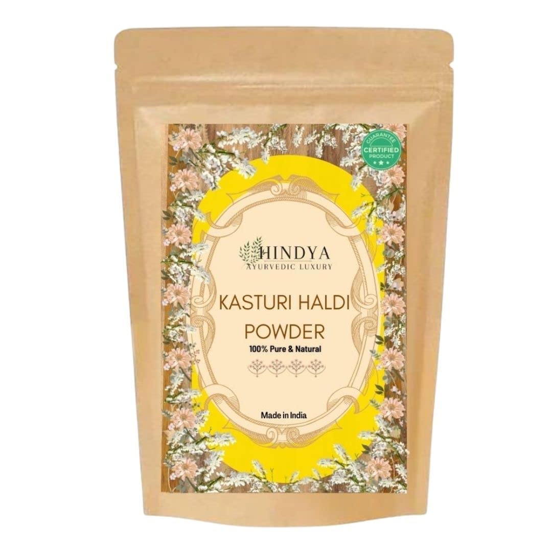 Hindya Ayurvedic Luxury kasturi haldi powder for face beauty | Wild Turmeric powder