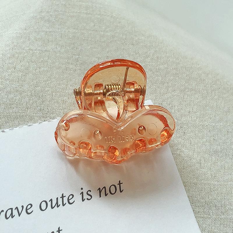 Korean Mini Candy Clip Sweet and Cute Small Hairpin Transparent Solid Sweet Cool Wind Broken Hair Accessories