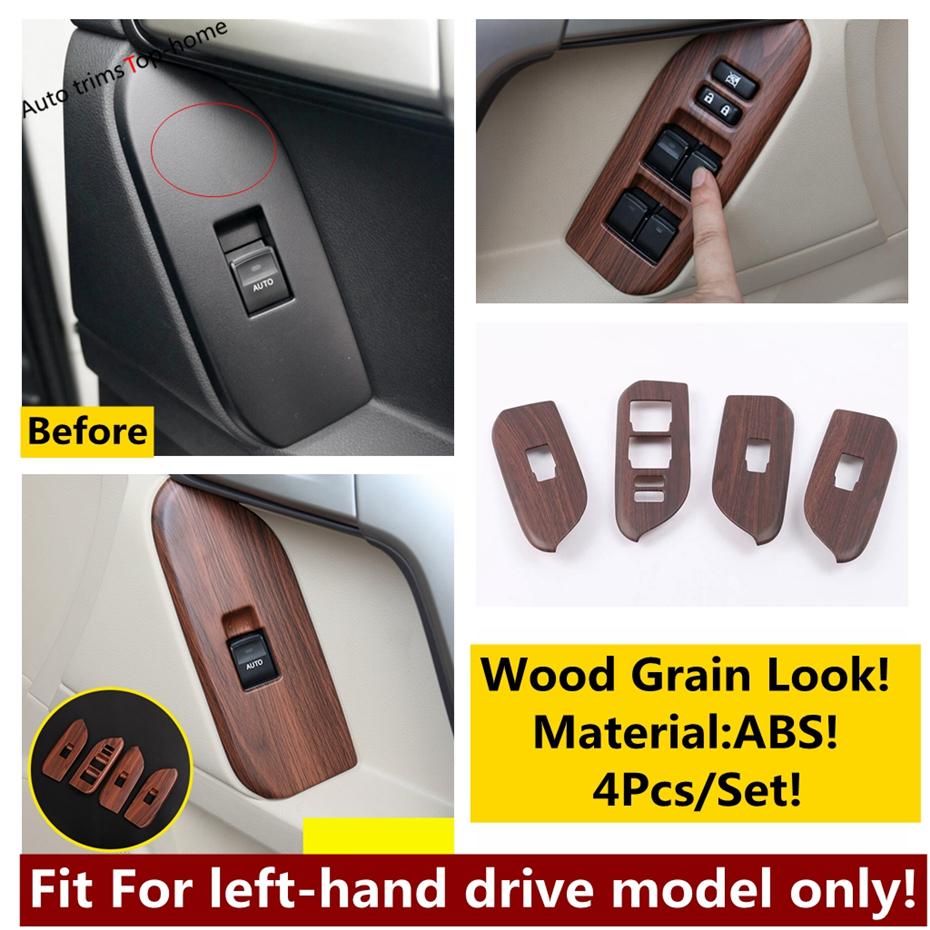 Pannello Decorativo Copertura Trim Pulsante Interruttore Alzacristalli Bracciolo Per Toyota Land Cruiser Prado FJ150 150 2010 - Accessori